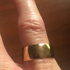 14k gold band ring